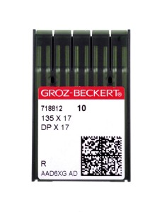 Igły Groz - Beckert 135x17 DPx17  ostre R różne rozmiary