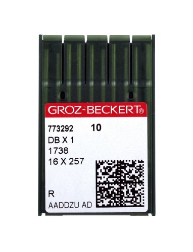 Igły Groz - Beckert DBx1 16x231 1738 34LR 16x2 RTW 287 LR do skóry LR