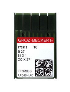 Igły Groz - Beckert B27 DCx27 81X1 B-27 kulkowe SES